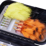 52-Piece Wet Flies Assortment Fly Nymphs and Streamers with Fly Box - Bassdash