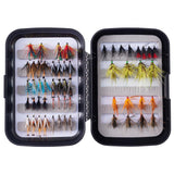 56-Piece Wet Flies Assortment with Fly Box - Bassdash