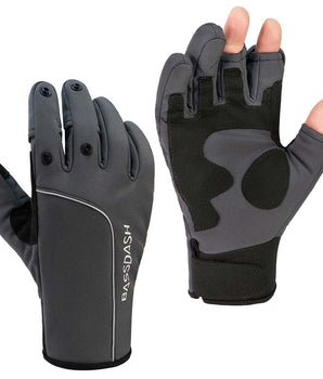 WintePro Water-resistant Fishing Hunting Gloves with Fleece Lining - Bassdash